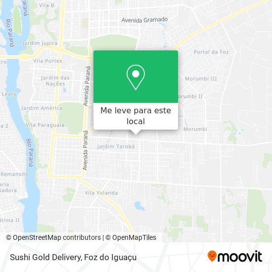 Sushi Gold Delivery mapa