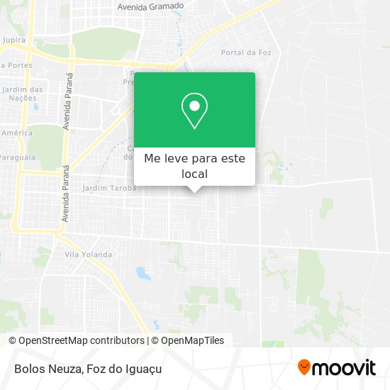 Bolos Neuza mapa