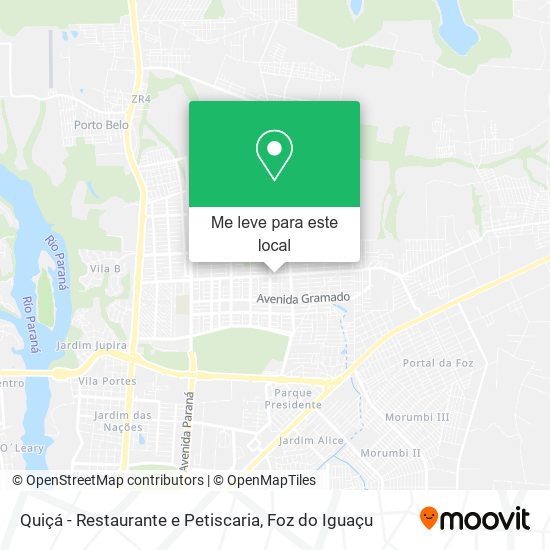 Quiçá - Restaurante e Petiscaria mapa