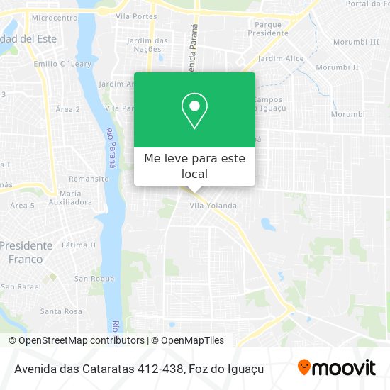 Avenida das Cataratas 412-438 mapa