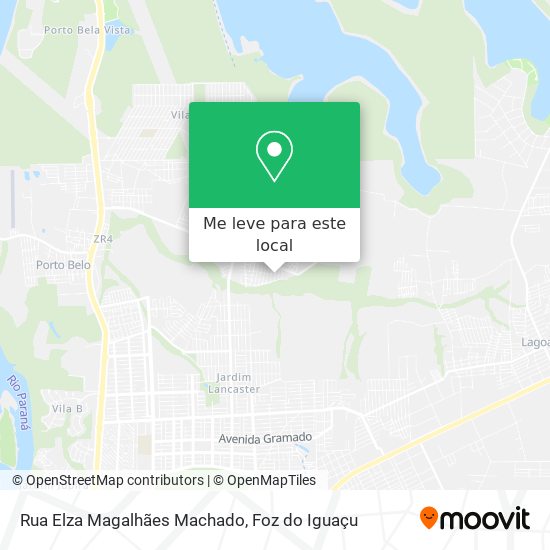 Rua Elza Magalhães Machado mapa