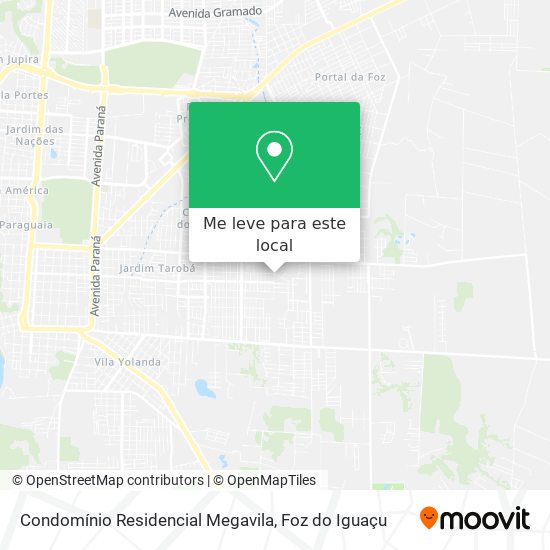 Condomínio Residencial Megavila mapa