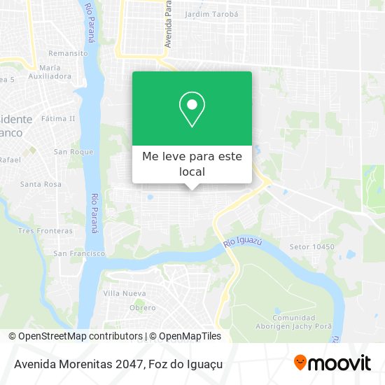 Avenida Morenitas 2047 mapa