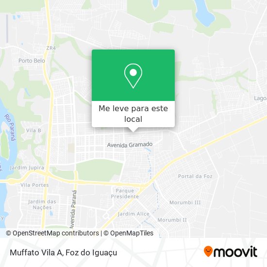 Muffato Vila A mapa