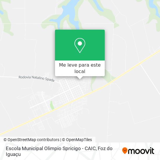 Escola Municipal Olimpio Spricigo - CAIC mapa