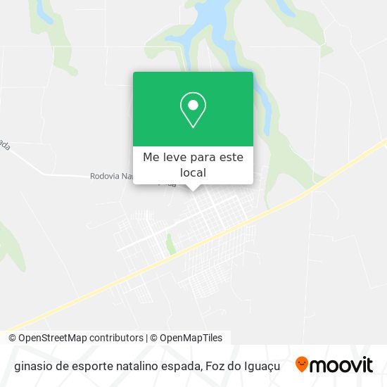 ginasio de esporte natalino espada mapa