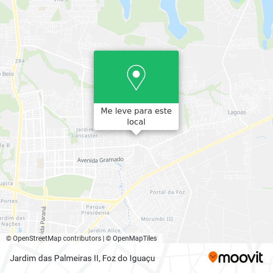 Jardim das Palmeiras II mapa