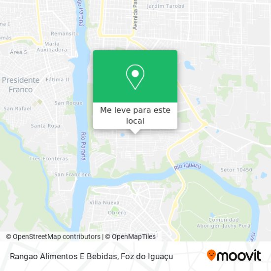Rangao Alimentos E Bebidas mapa