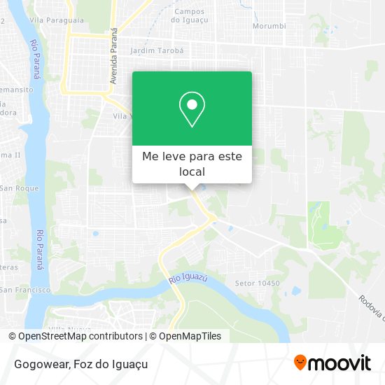 Gogowear mapa