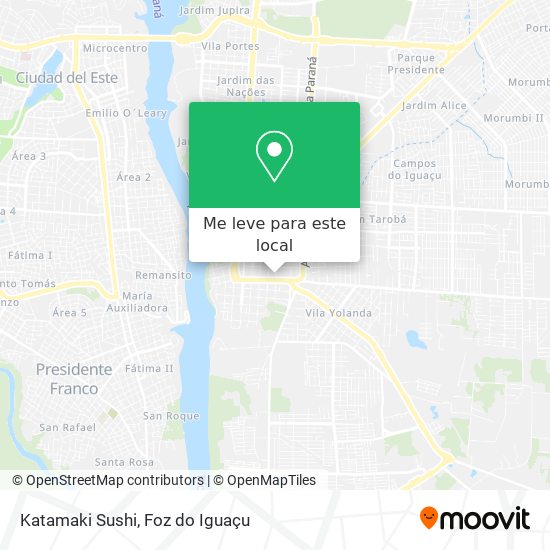 Katamaki Sushi mapa
