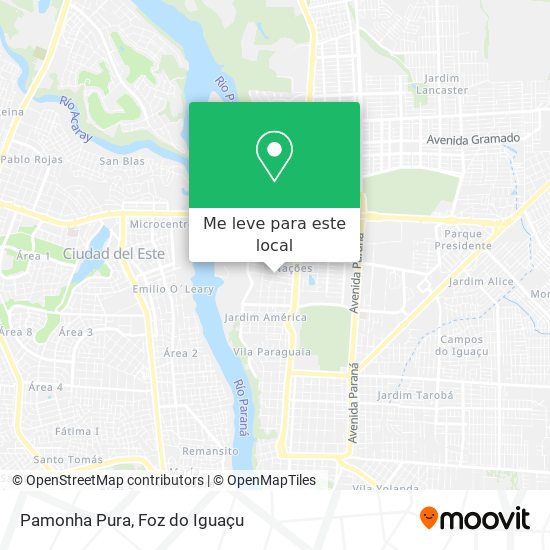 Pamonha Pura mapa