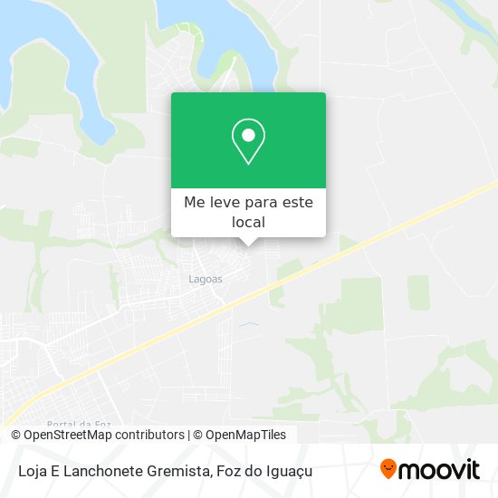Loja E Lanchonete Gremista mapa