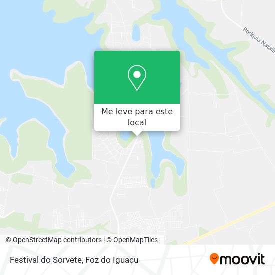 Festival do Sorvete mapa