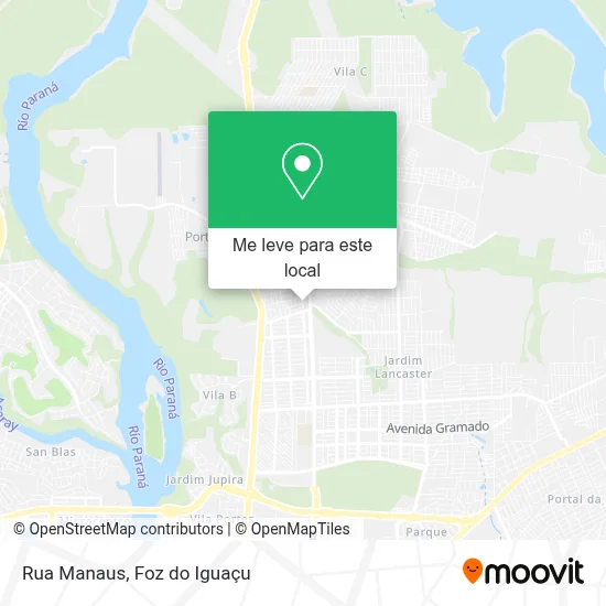 Rua Manaus mapa