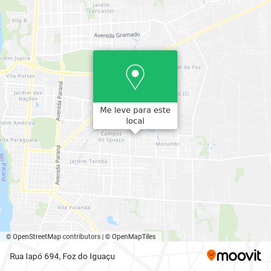 Rua Iapó 694 mapa
