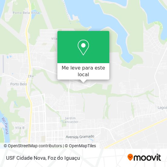 USF Cidade Nova mapa
