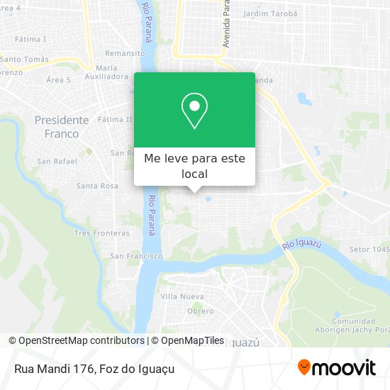 Rua Mandi 176 mapa