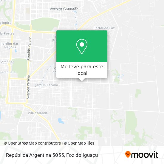 República Argentina 5055 mapa
