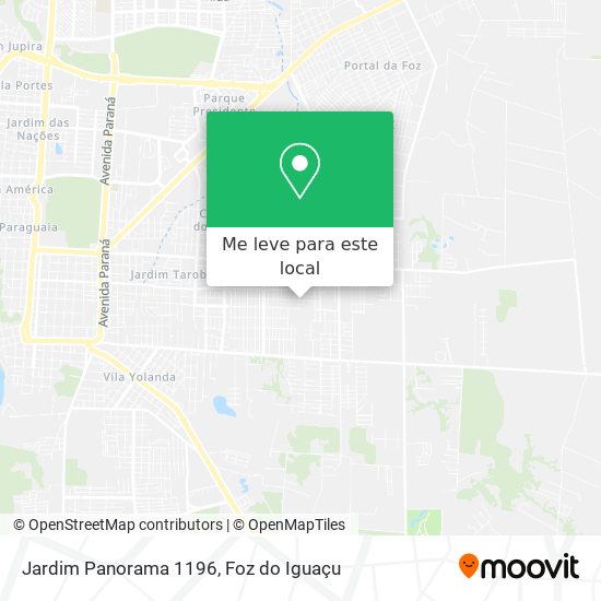 Jardim Panorama 1196 mapa