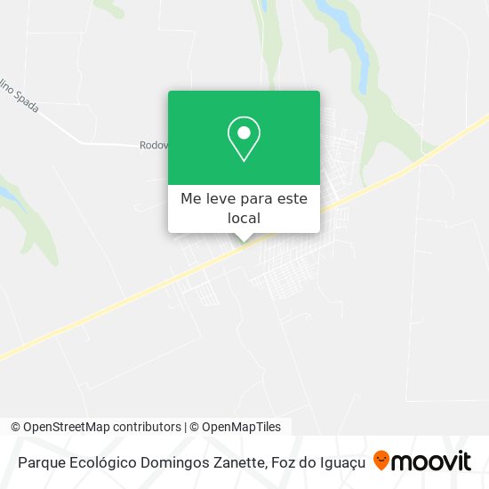 Parque Ecológico Domingos Zanette mapa