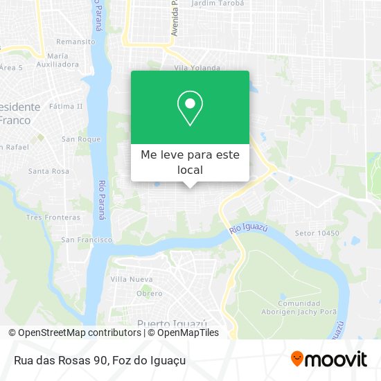 Rua das Rosas 90 mapa