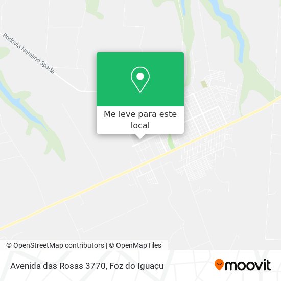 Avenida das Rosas 3770 mapa