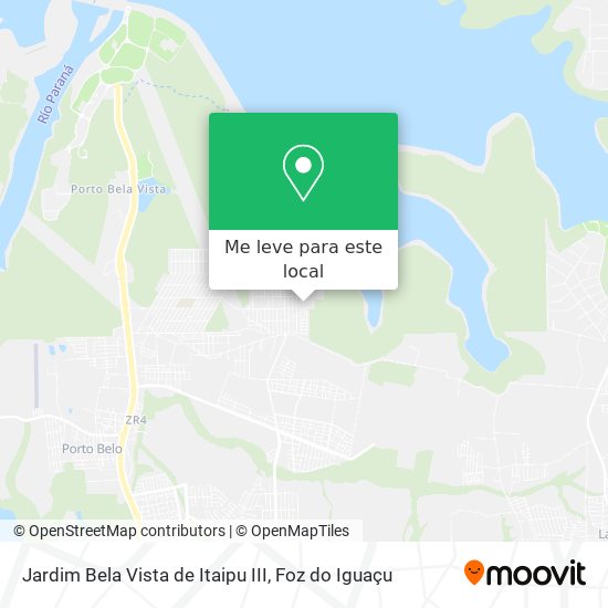 Jardim Bela Vista de Itaipu III mapa