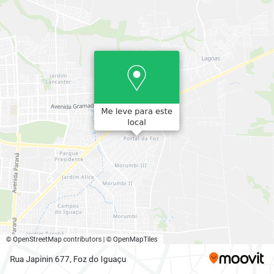 Rua Japinin 677 mapa