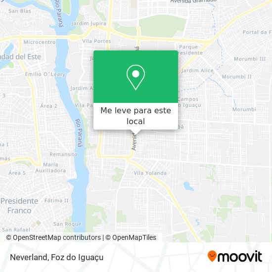 Neverland mapa