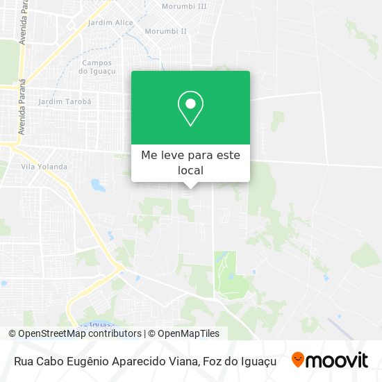 Rua Cabo Eugênio Aparecido Viana mapa