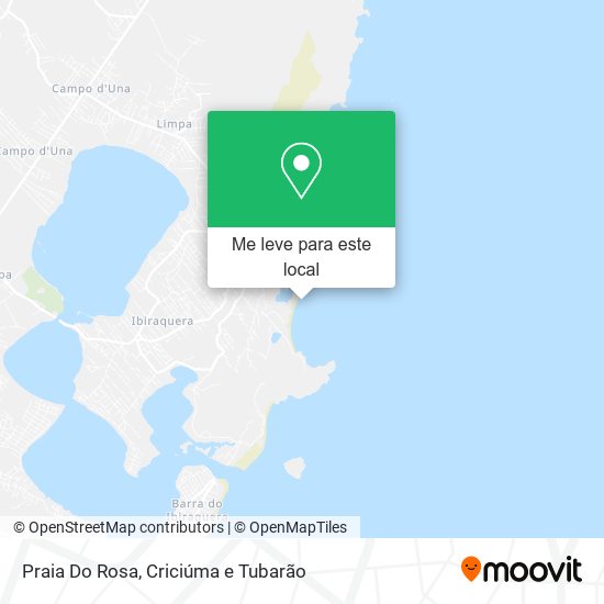 Praia Do Rosa mapa