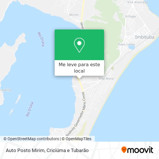 Auto Posto Mirim mapa