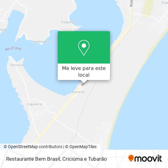 Restaurante Bem Brasil mapa