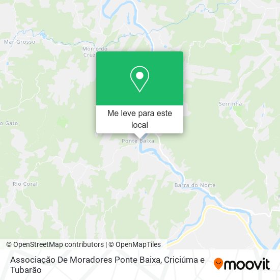 Associação De Moradores Ponte Baixa mapa