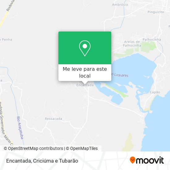 Encantada mapa