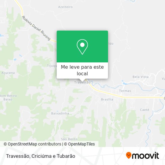 Travessão mapa