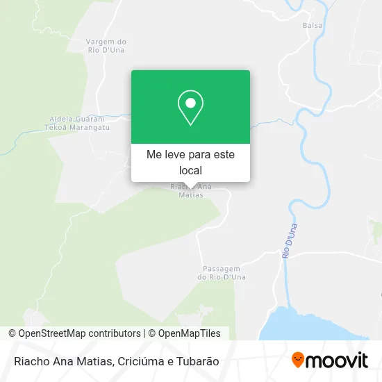 Riacho Ana Matias mapa