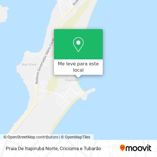 Praia De Itapirubá Norte mapa