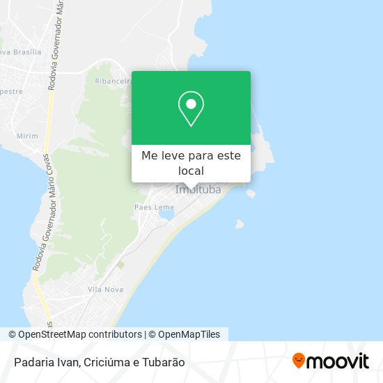 Padaria Ivan mapa
