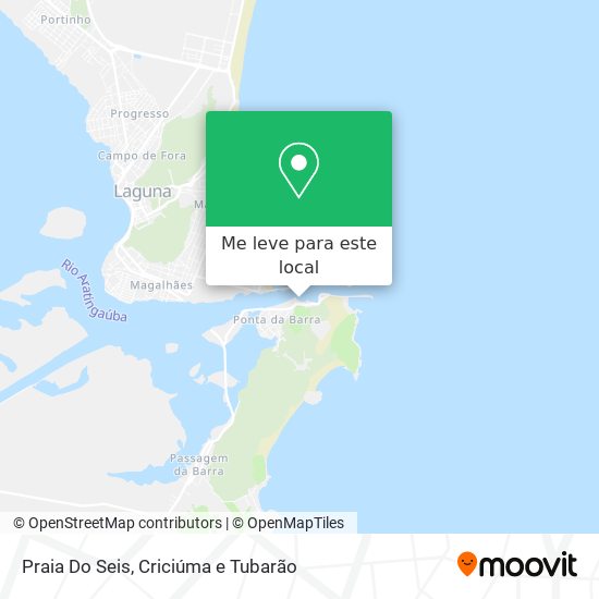 Praia Do Seis mapa