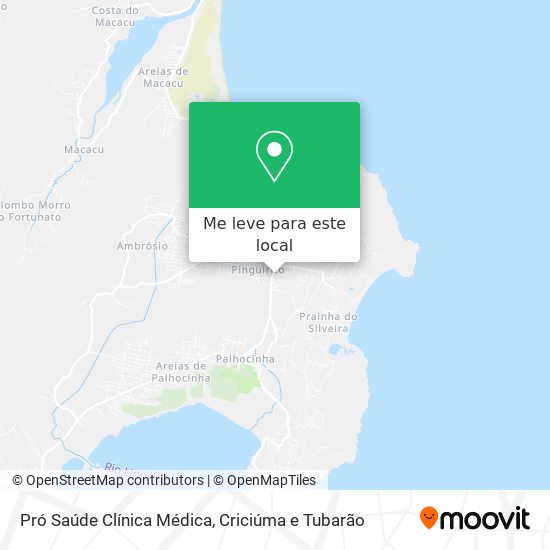 Pró Saúde Clínica Médica mapa