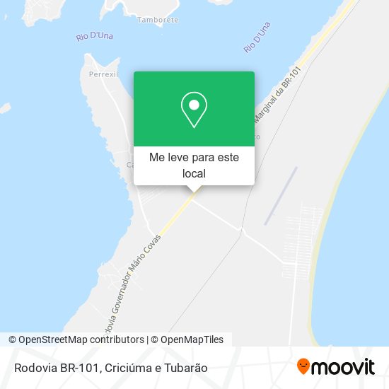 Rodovia BR-101 mapa