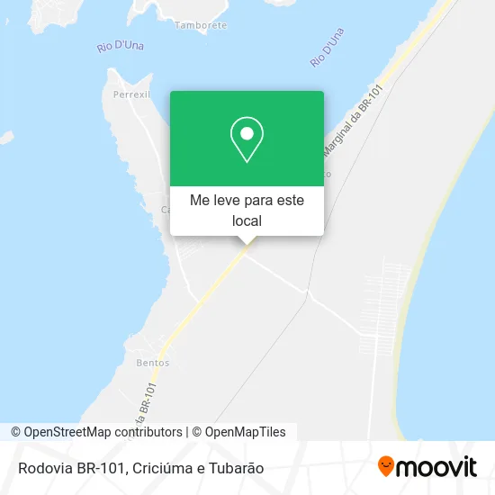 Rodovia BR-101 mapa