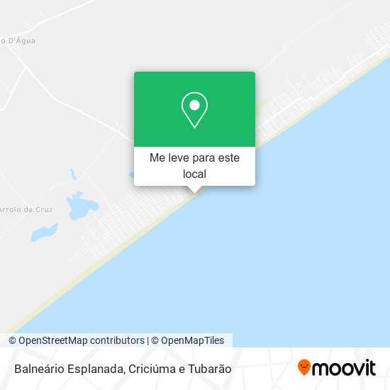 Balneário Esplanada mapa