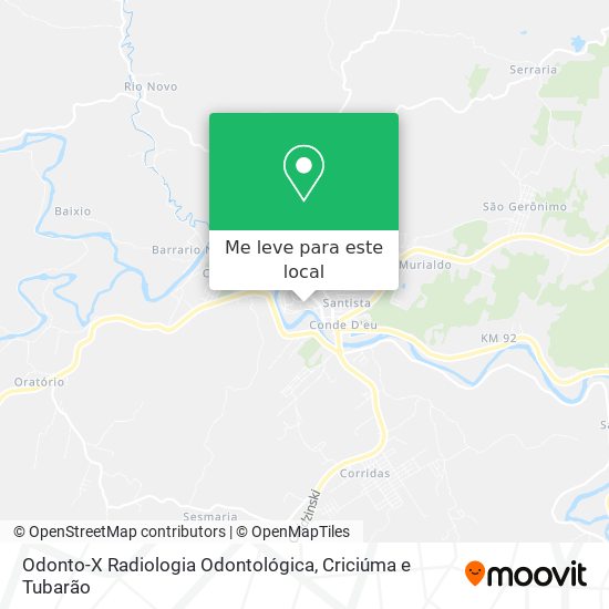 Odonto-X Radiologia Odontológica mapa