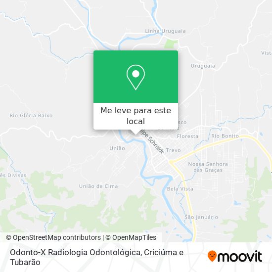 Odonto-X Radiologia Odontológica mapa
