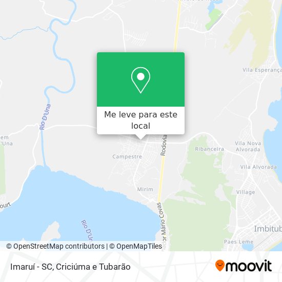 Imaruí - SC mapa