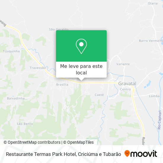 Restaurante Termas Park Hotel mapa