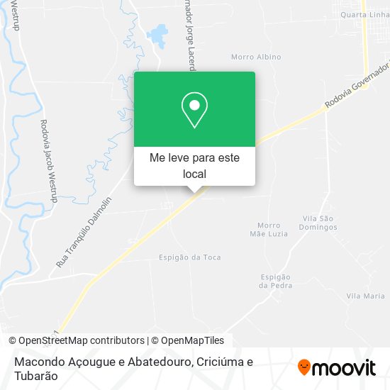 Macondo Açougue e Abatedouro mapa