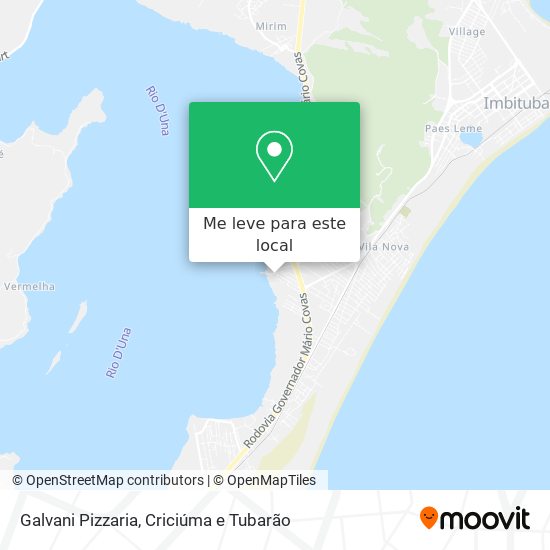 Galvani Pizzaria mapa